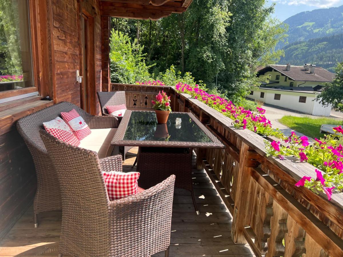 Ferienwohnung Platzhirsch Panorama View Balkon, Gartensauna, Garten, Grillplatz Stumm Exteriér fotografie