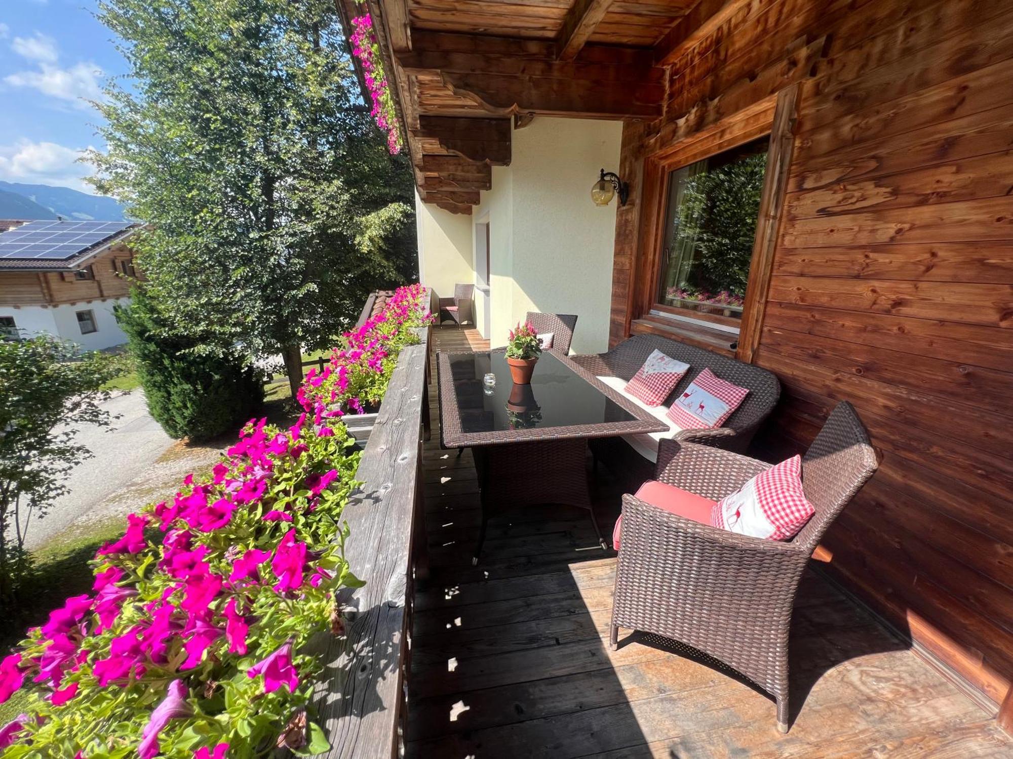 Ferienwohnung Platzhirsch Panorama View Balkon, Gartensauna, Garten, Grillplatz Stumm Exteriér fotografie